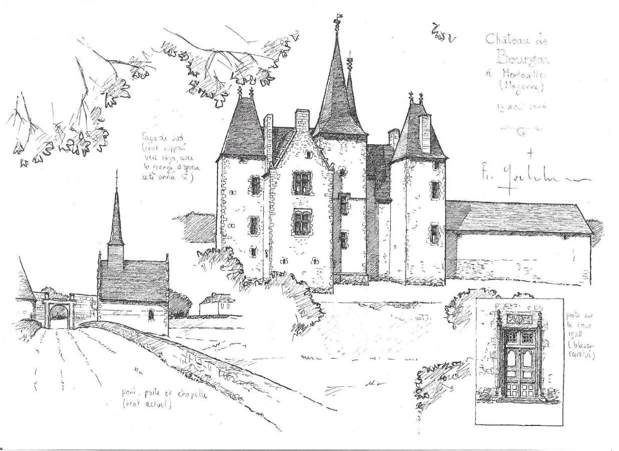 Chateau De Bourgon Montourtier 外观 照片